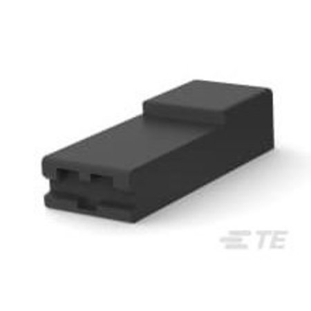 TE CONNECTIVITY 250 Faston Hsg. Rec. 1P Black 926539-3